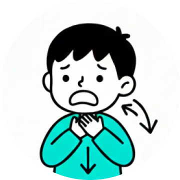 食べ物がなかなか飲み込めない