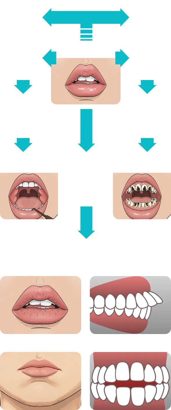 矯正治療をせず放置した場合考えられる問題